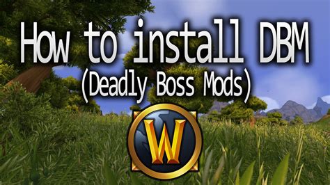 how to install dbm wow.